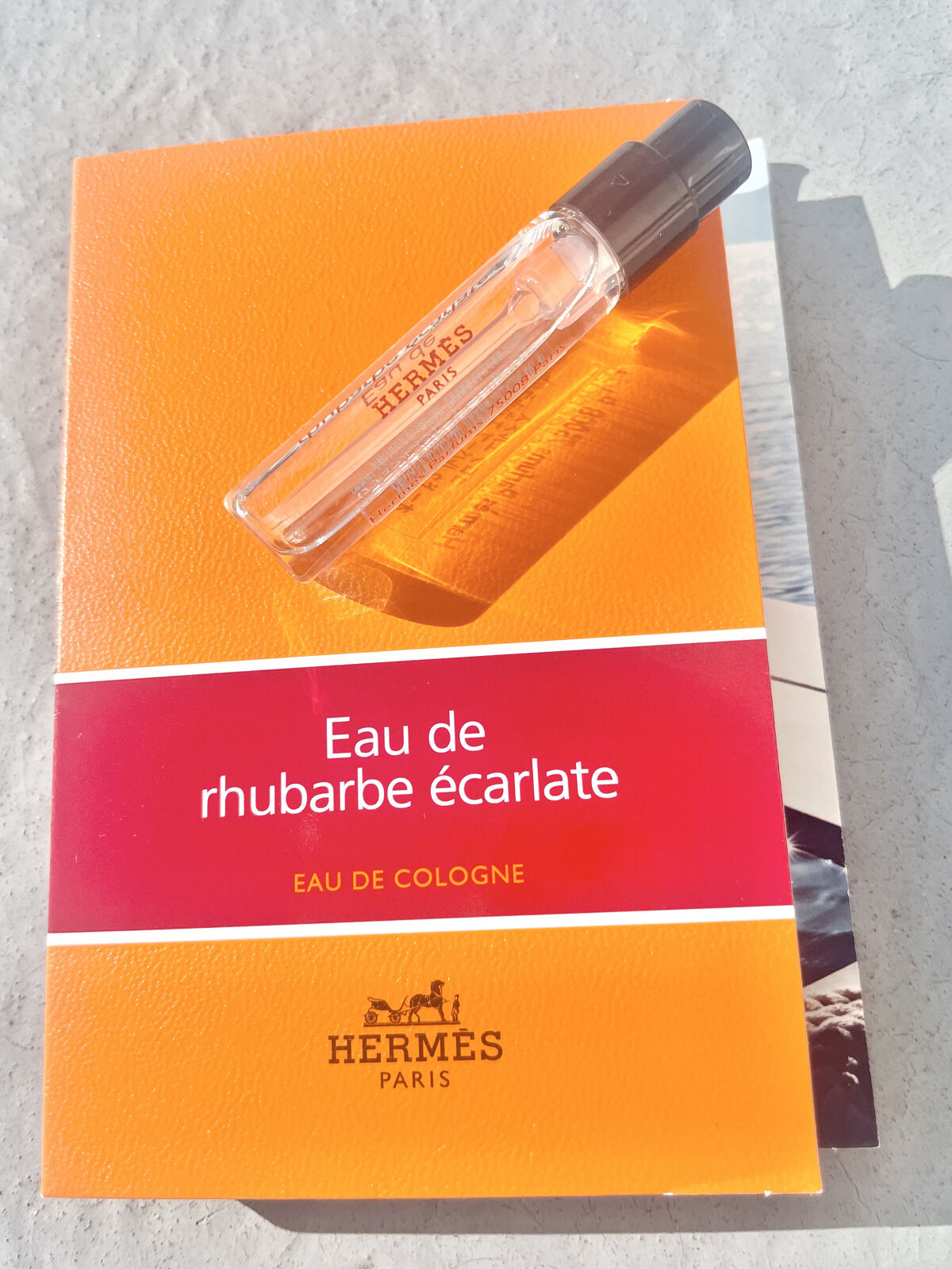 オー デ コロン 《オー ドゥ ルバーブ エカルラット》/エルメス/香水(レディース)を使ったクチコミ（1枚目）