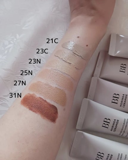 モリンガ セラミド BBクリーム/heimish/BBクリームを使ったクチコミ(3枚目)