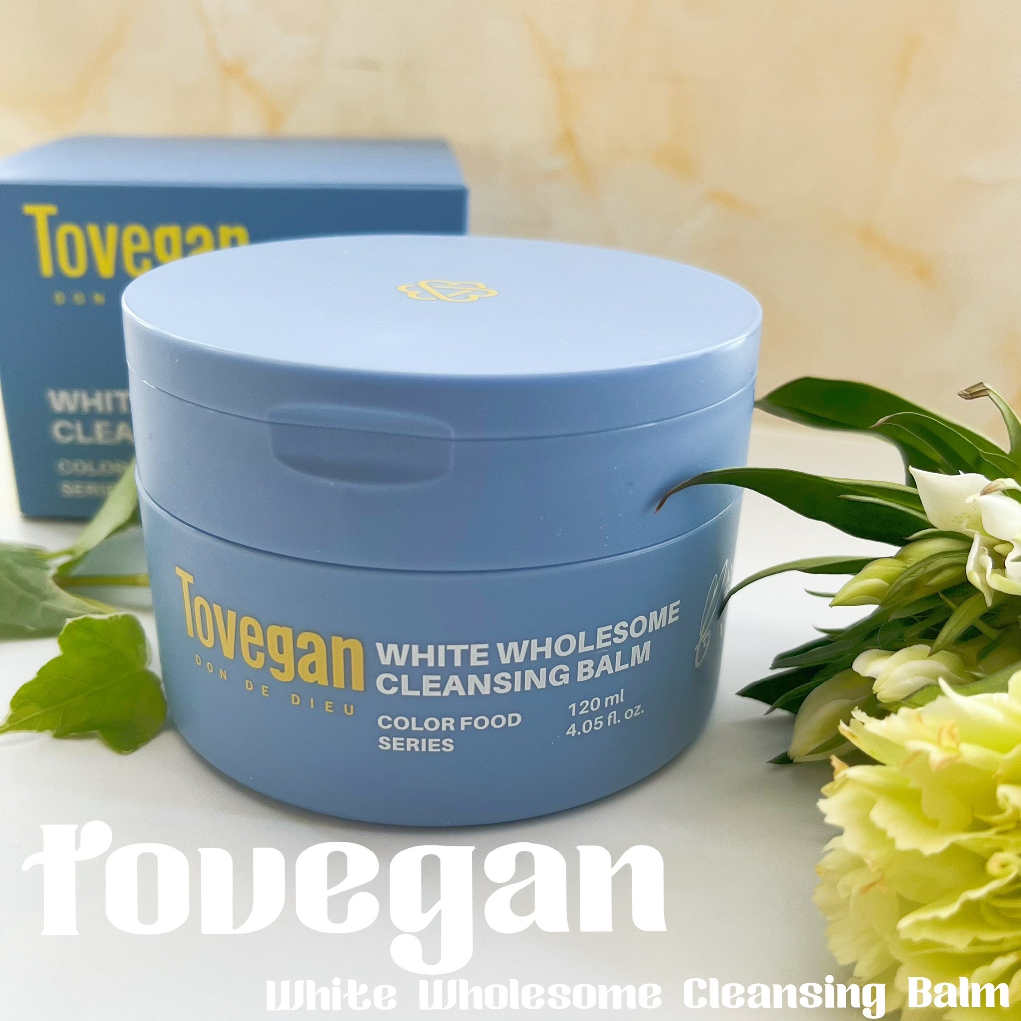 カラーフードシリーズホワイトホールサムクレンジングバーム/Tovegan/クレンジングバームを使ったクチコミ（1枚目）