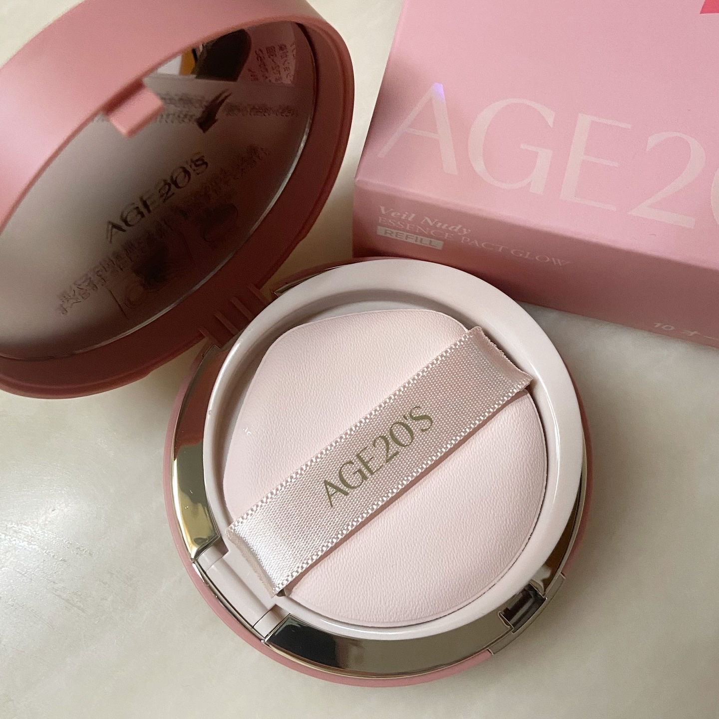 ヴェールヌーディ エッセンスパクトグロウ/AGE20’s/クリーム・エマルジョンファンデーションを使ったクチコミ（3枚目）