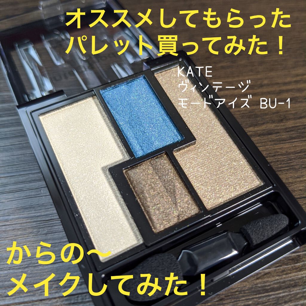 ヴィンテージモードアイズ/KATE/アイシャドウパレットを使ったクチコミ(1枚目)
