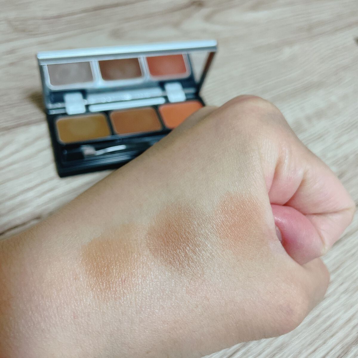 パレットアイブロウ/＆be/パウダーアイブロウを使ったクチコミ（3枚目）