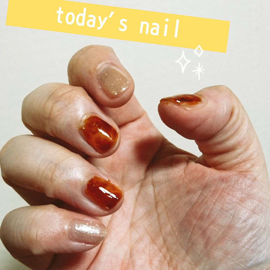 ムードペブルネイル/rom&nd/マニキュアを使ったクチコミ（1枚目）