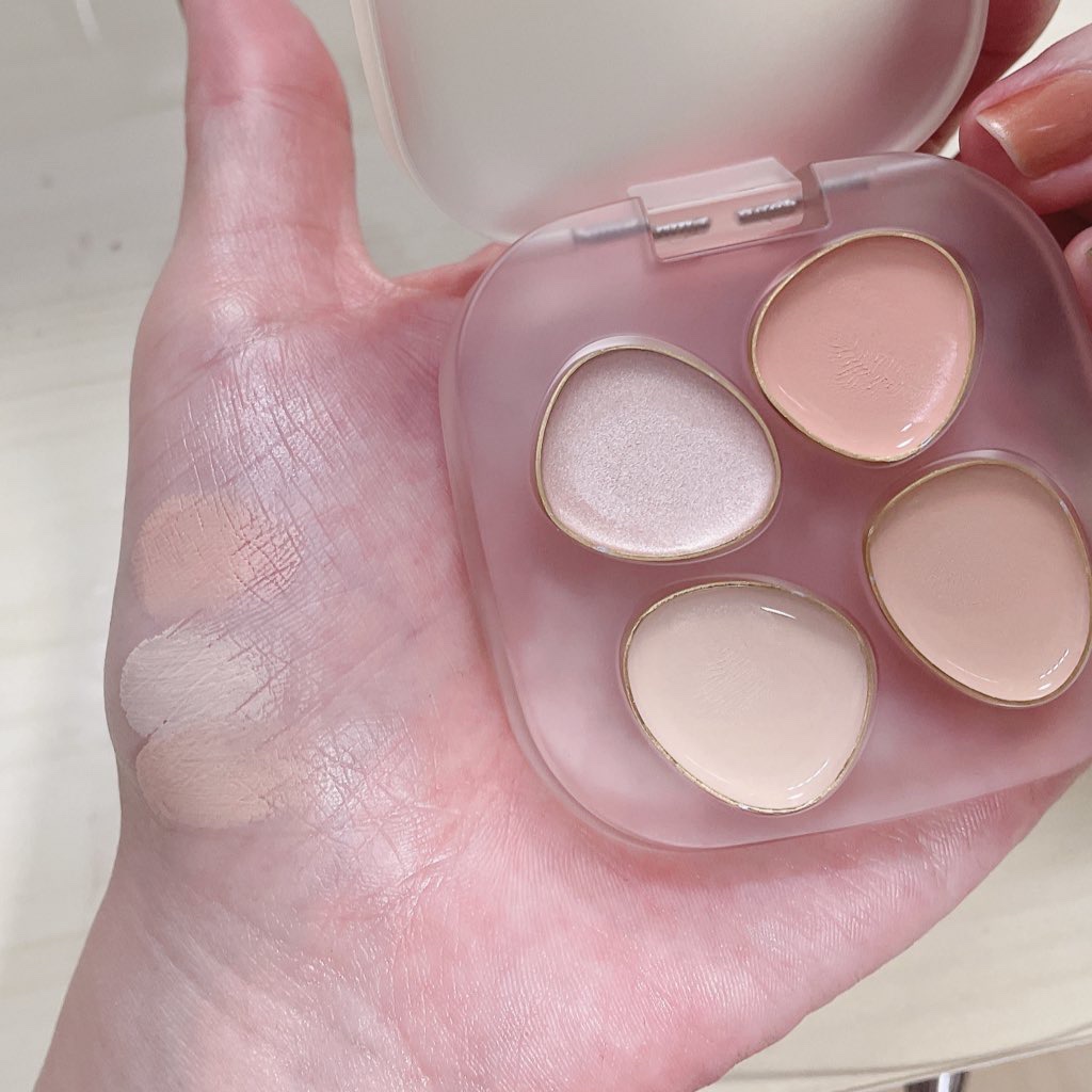 トーン ペタル フロート フローレス タッチ/to/one/パレットコンシーラーを使ったクチコミ（2枚目）