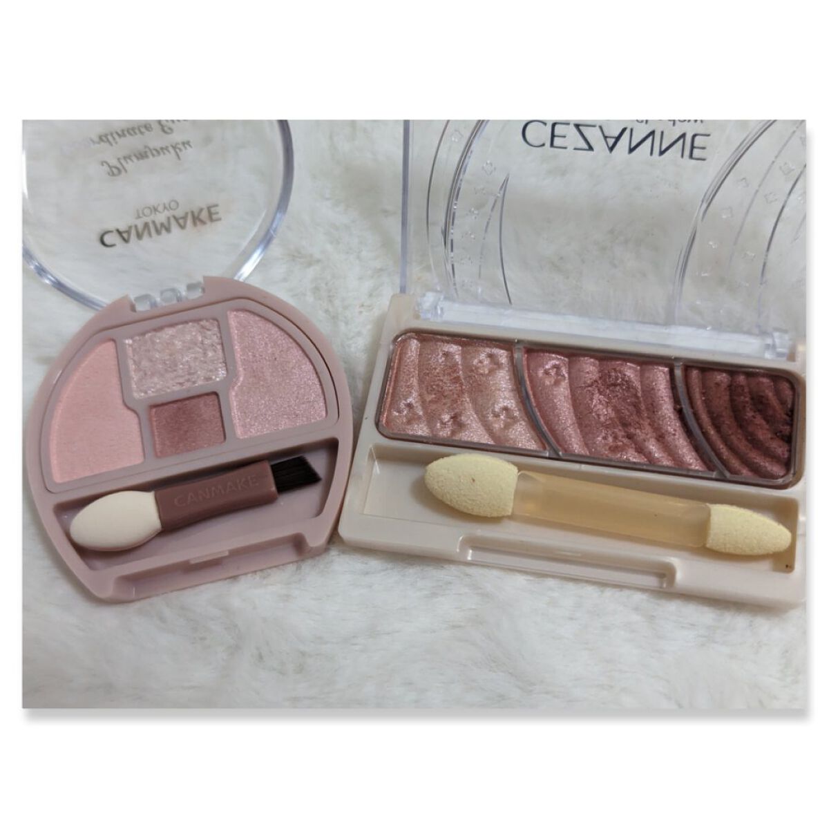 トーンアップアイシャドウ/CEZANNE/アイシャドウパレットを使ったクチコミ（3枚目）