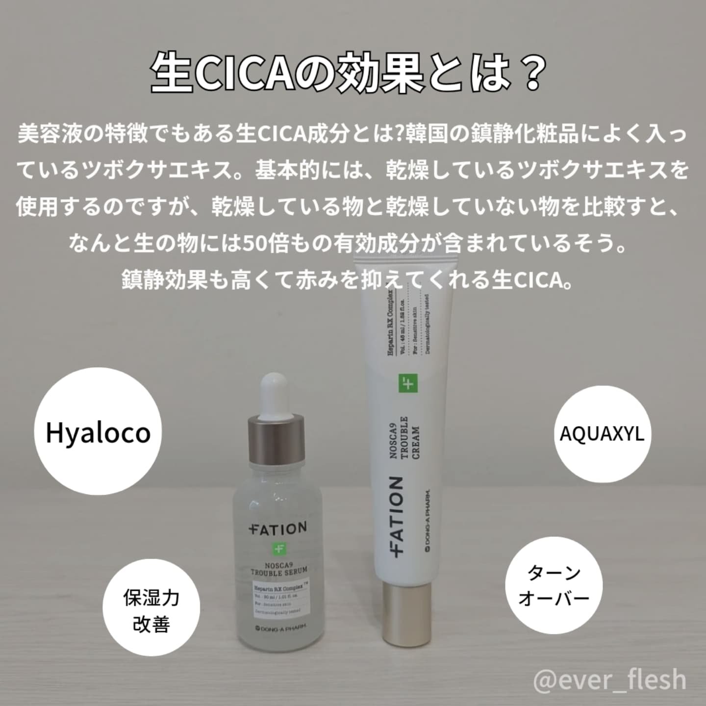 ノスカナイン トラブル セラム/FATION/美容液を使ったクチコミ（3枚目）