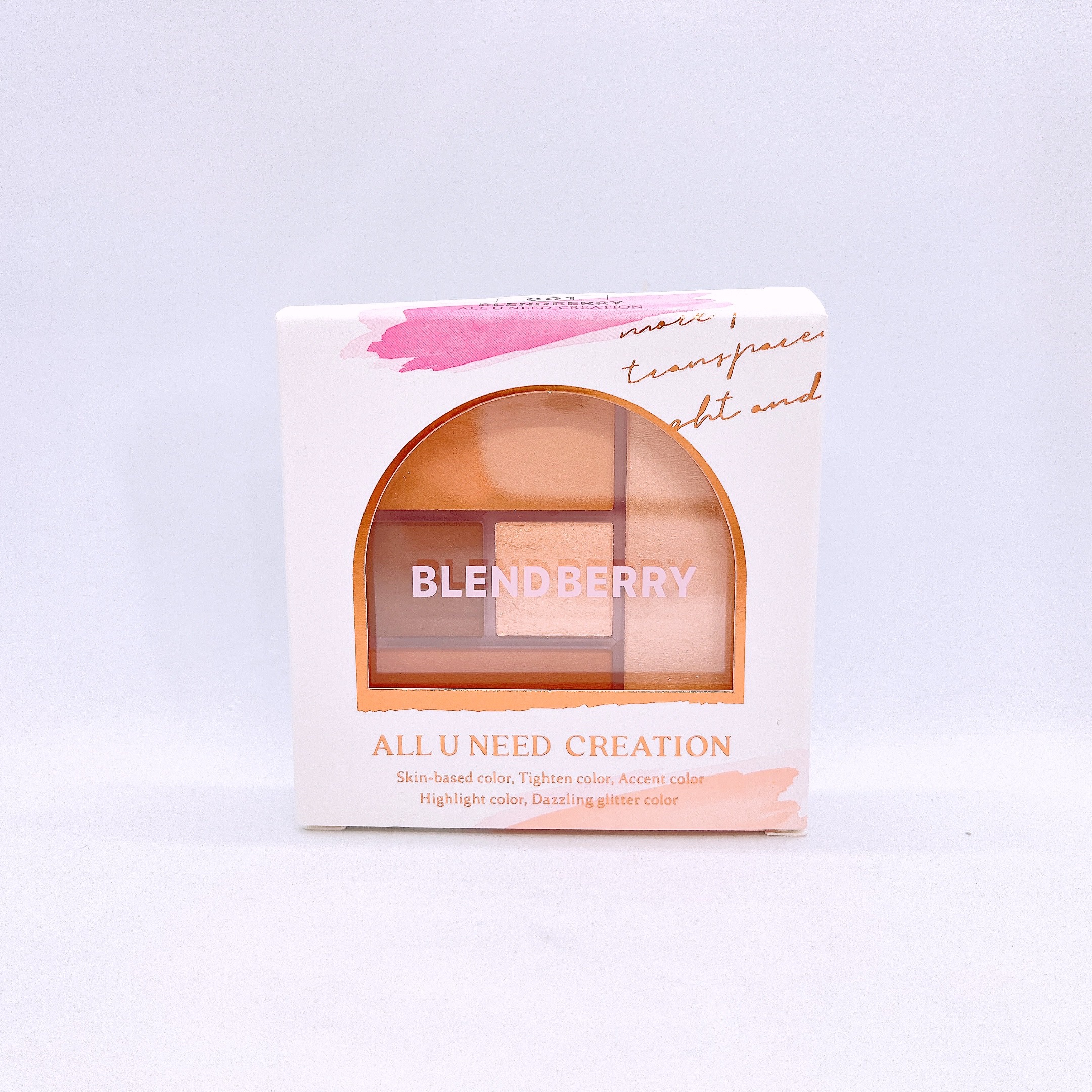 ブレンドベリー オールユーニード クリエイション 001 ムーンライトサンド/BLEND BERRY/マルチパレットを使ったクチコミ（1枚目）