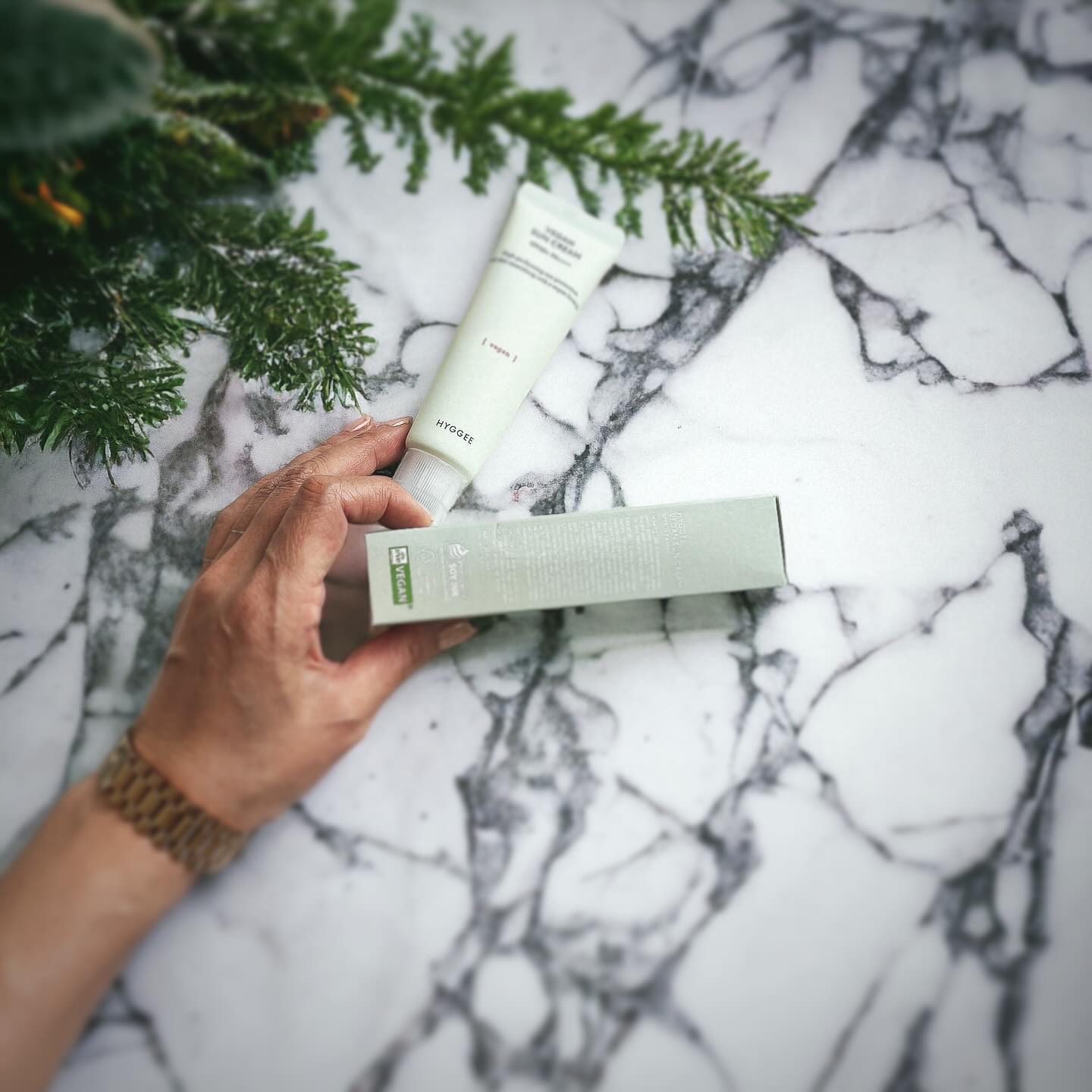 ヴィーガンサンクリーム/HYGGEE/日焼け止めクリームを使ったクチコミ（1枚目）