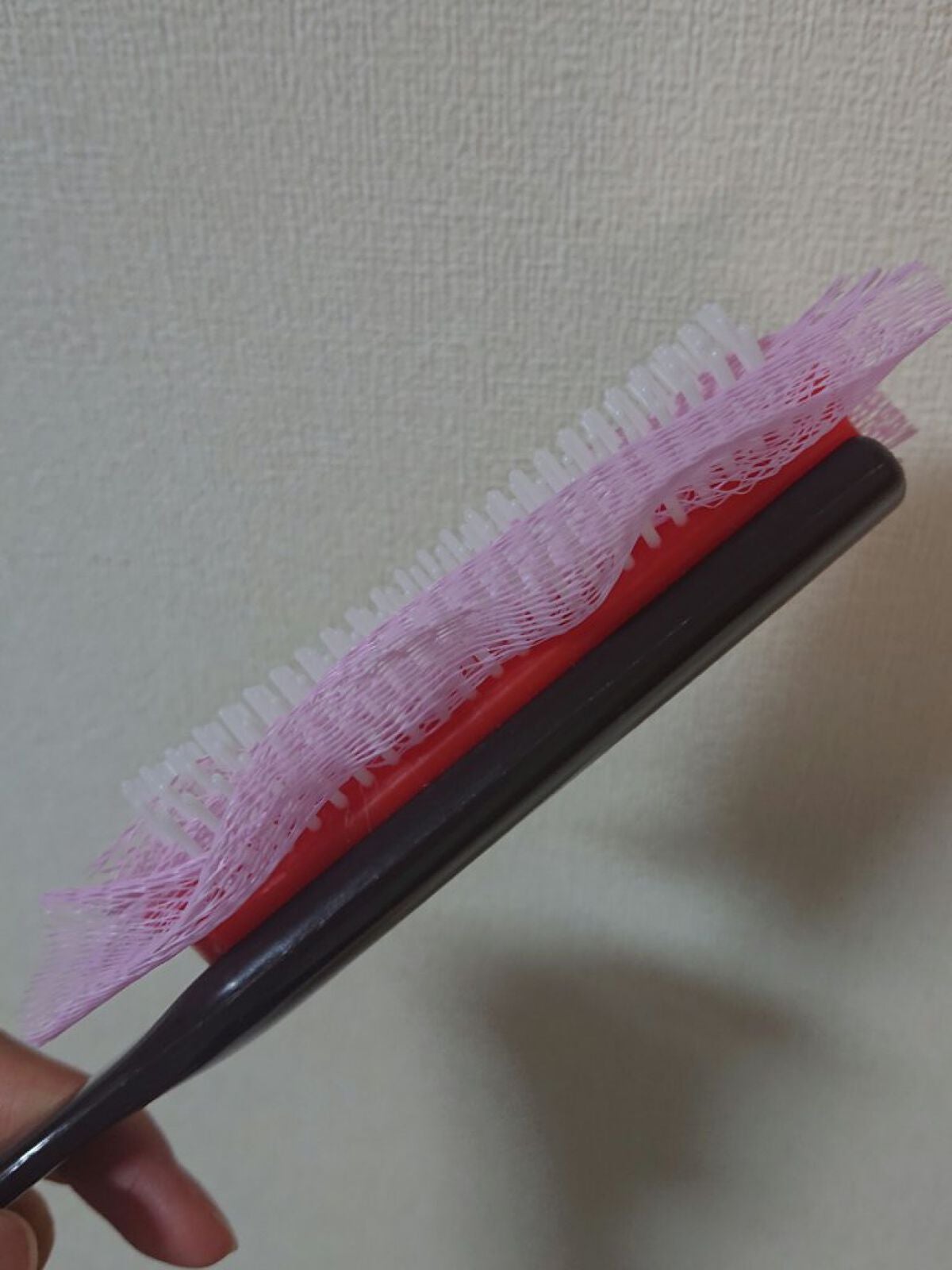 ブラシケアネット/DAISO/ヘアケアグッズを使ったクチコミ(3枚目)