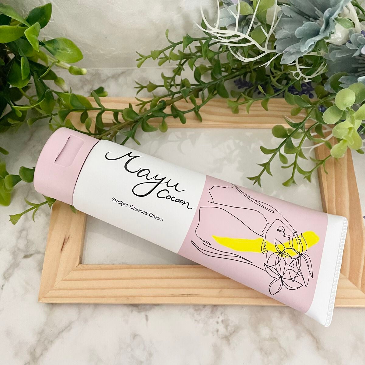 ストレート エッセンスクリーム/mayu cocoon/アウトバストリートメントを使ったクチコミ(1枚目)