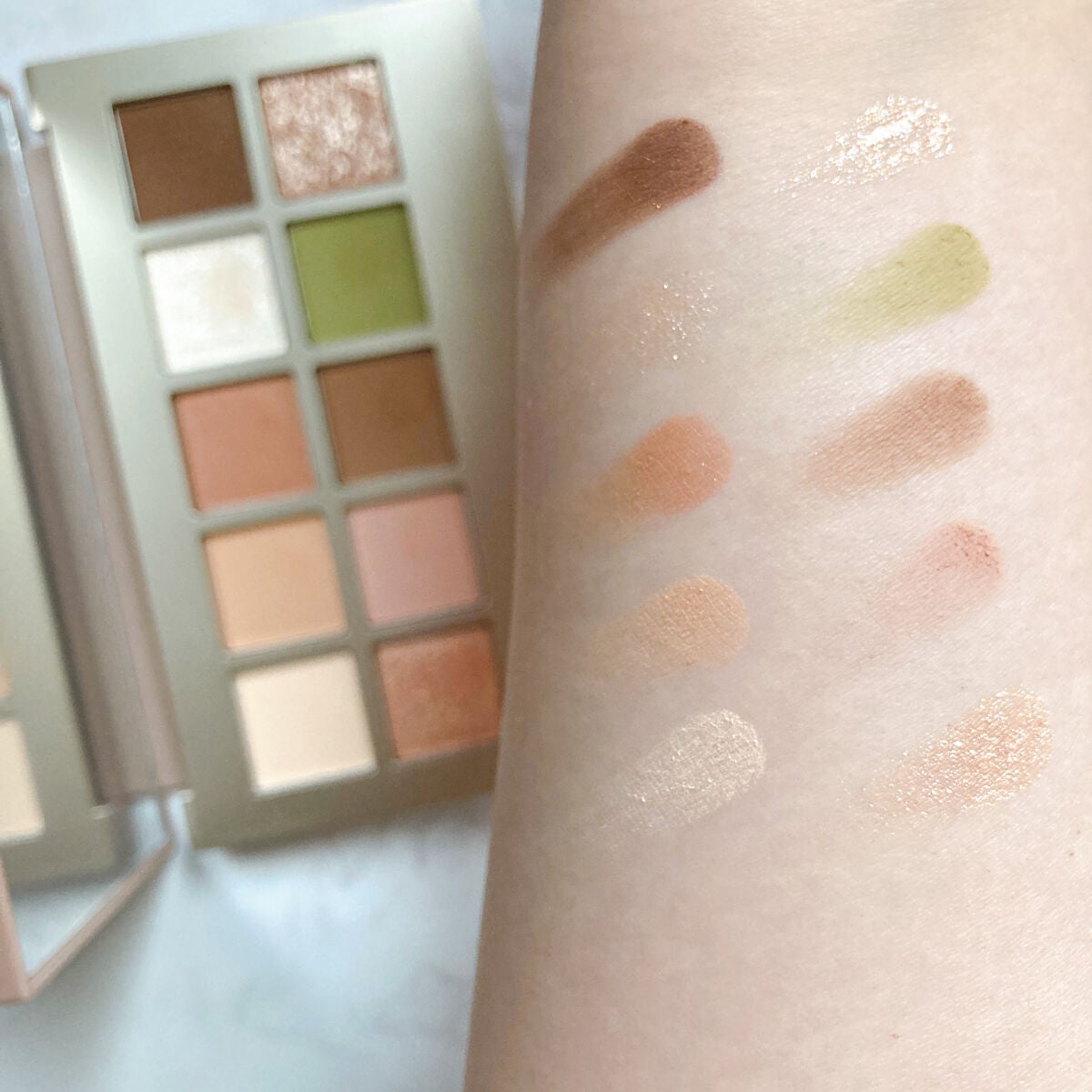 ニューデップスアイシャドウパレット/hince/アイシャドウパレットを使ったクチコミ(3枚目)
