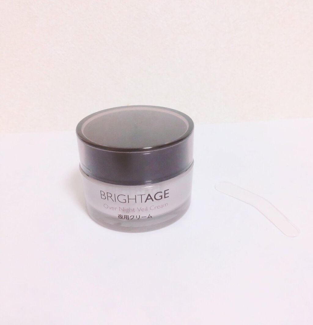 オーバーナイト ヴェールクリーム/BRIGHTAGE/フェイスクリームを使ったクチコミ(1枚目)