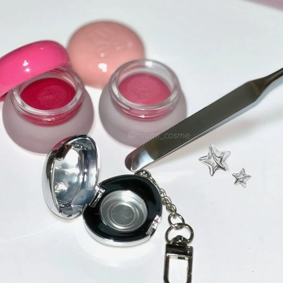 リップアンドチーク ブラーリープリンポット/fwee/口紅を使ったクチコミ（2枚目）