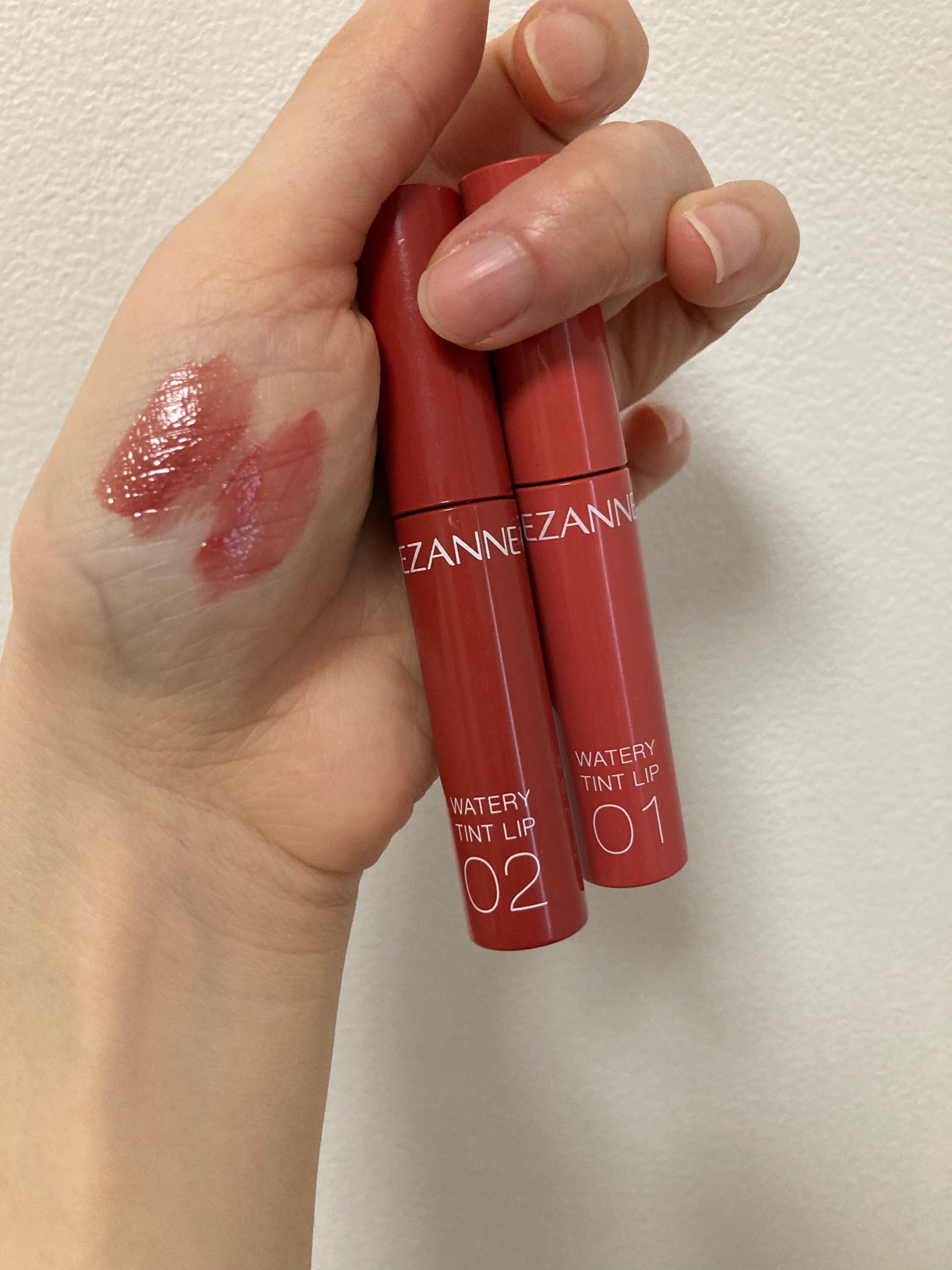 ウォータリーティントリップ/CEZANNE/リップティントを使ったクチコミ(2枚目)