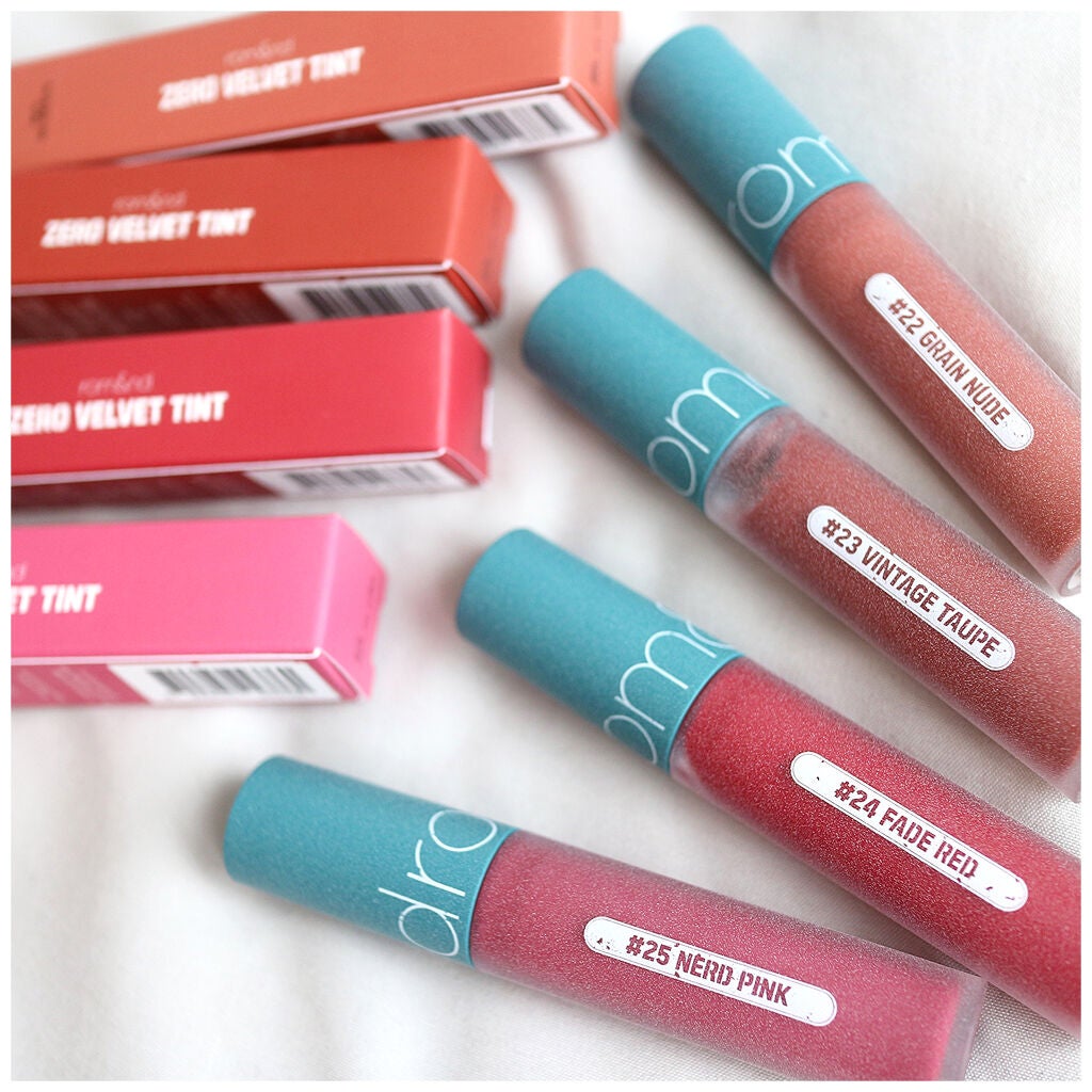 ゼロベルベットティント/rom&nd/リップティントを使ったクチコミ(7枚目)