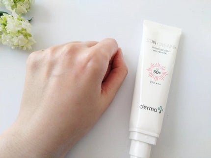 サンクリーム+/ DermaJ/日焼け止めクリームを使ったクチコミ(4枚目)
