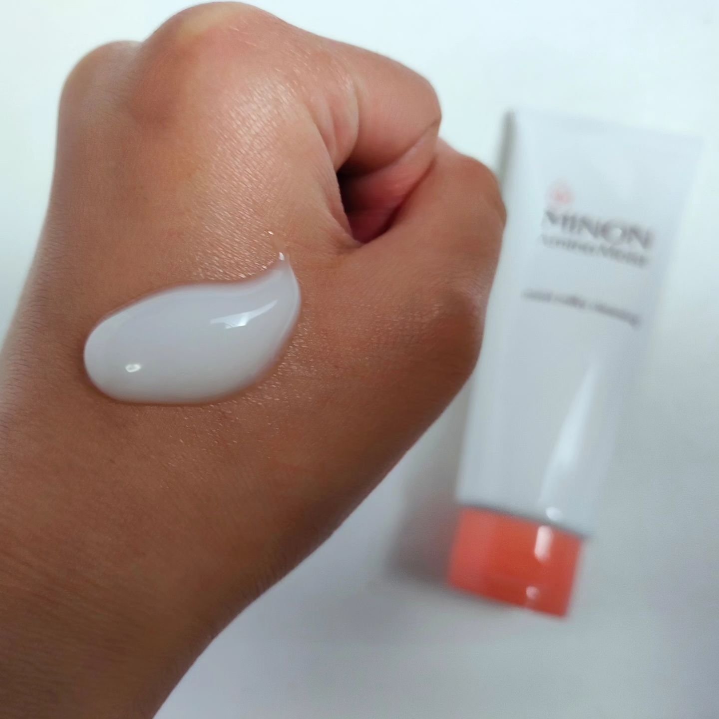 ミノン アミノモイスト モイストミルキィ クレンジング/ミノン/ミルククレンジングを使ったクチコミ（2枚目）