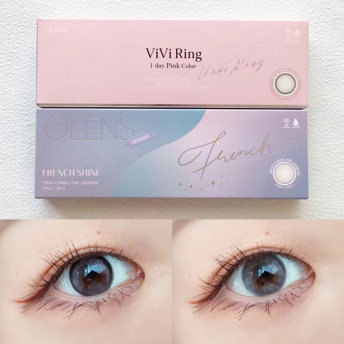 FrenchShine1day/OLENS/ワンデー(1DAY)カラコンを使ったクチコミ(1枚目)
