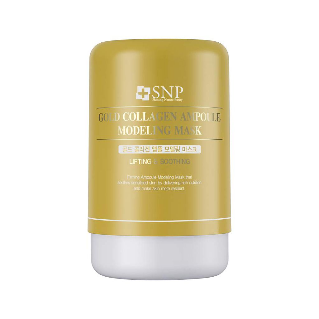 SNP Gold Collagen Ampoul  Modeling Mask