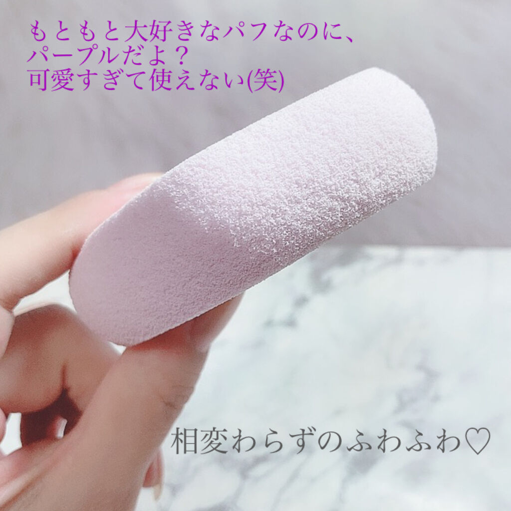 シフォンタッチスポンジN ダイヤ型/ロージーローザ/パフ・スポンジを使ったクチコミ（3枚目）