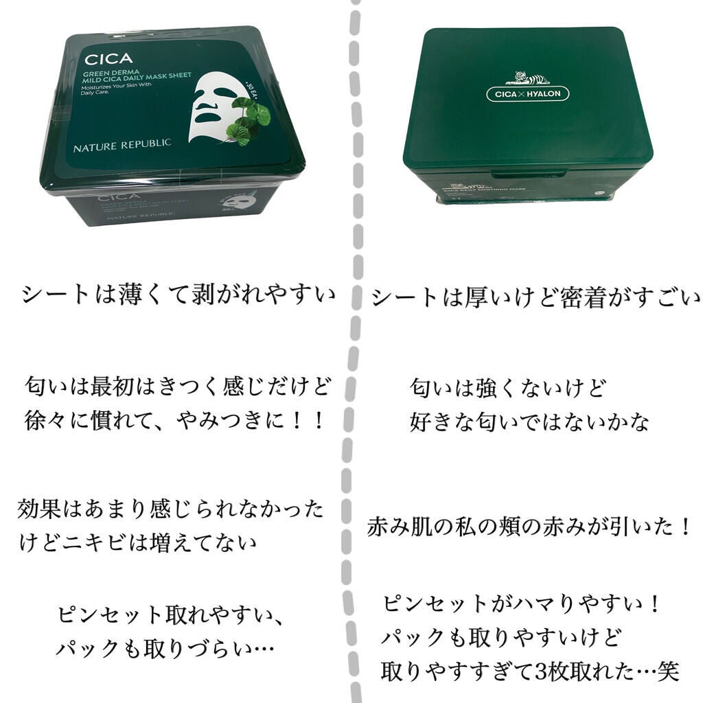 CICA デイリースージングマスク/VT/シートマスク・パックを使ったクチコミ(3枚目)