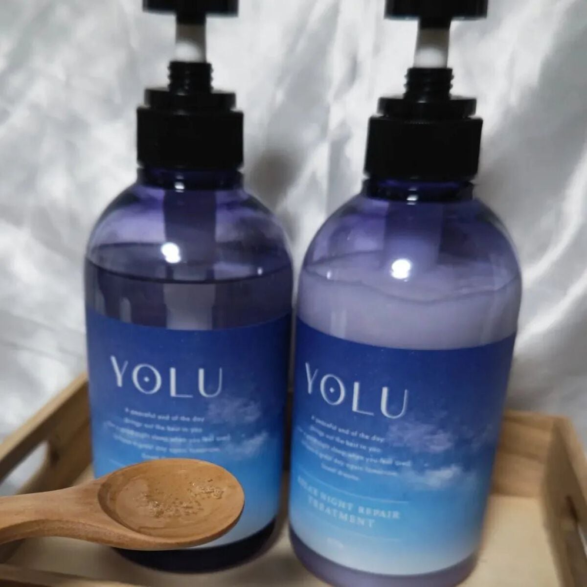 リラックスナイトリペア シャンプー/トリートメント/YOLU/市販シャンプーを使ったクチコミ(3枚目)