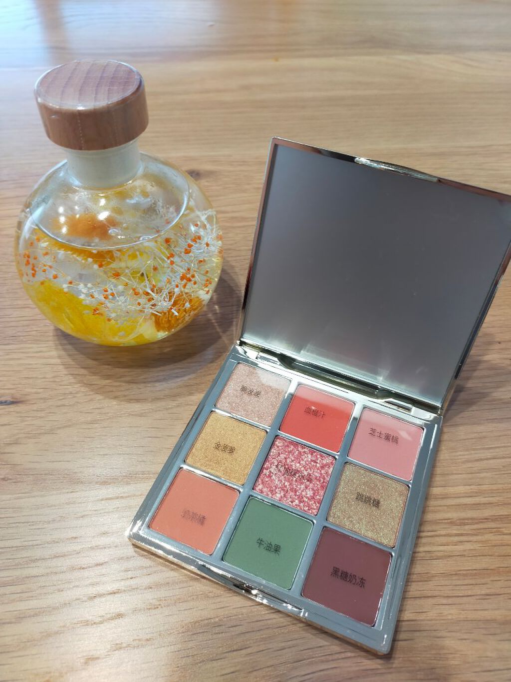 長相思シリーズ 9色アイシャドウパレット C07 アボカド/CATKIN/アイシャドウパレットを使ったクチコミ（1枚目）