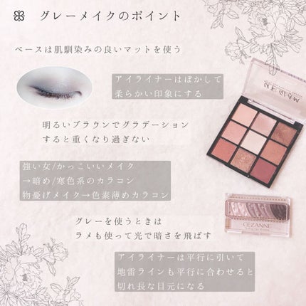 トーンアップアイシャドウ/CEZANNE/アイシャドウパレットを使ったクチコミ(3枚目)