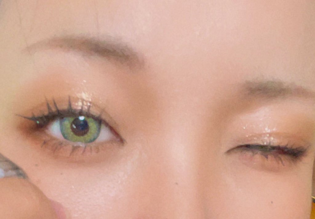 GAL NEVER DIE 1Day YEN (エン)/GAL NEVER DIE/ワンデー（１DAY）カラコンを使ったクチコミ（2枚目）