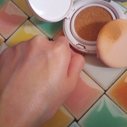 リンクルホワイトクッションファンデーション/コラリッチ/クッションファンデーションを使ったクチコミ(6枚目)