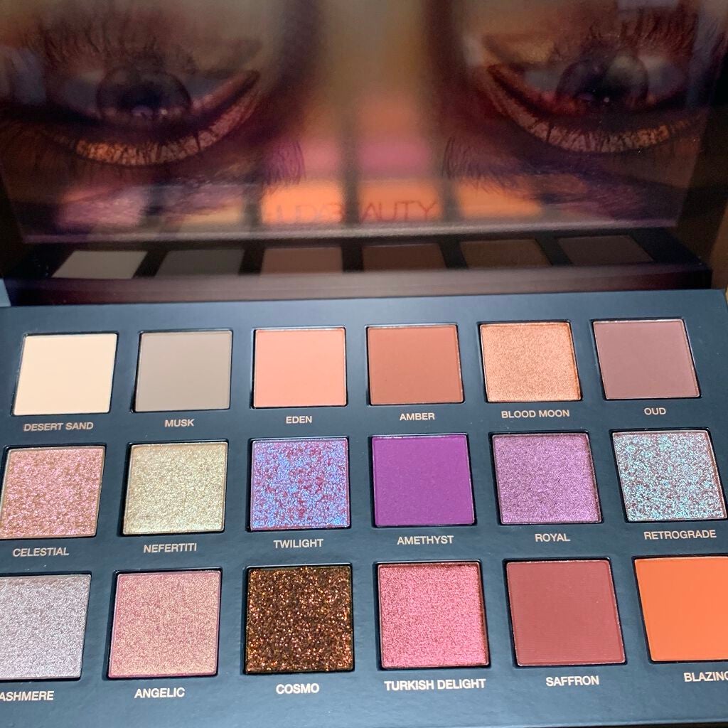 フーダビューティ デザート ダスク アイシャドウパレット/Huda Beauty/アイシャドウパレットを使ったクチコミ(3枚目)