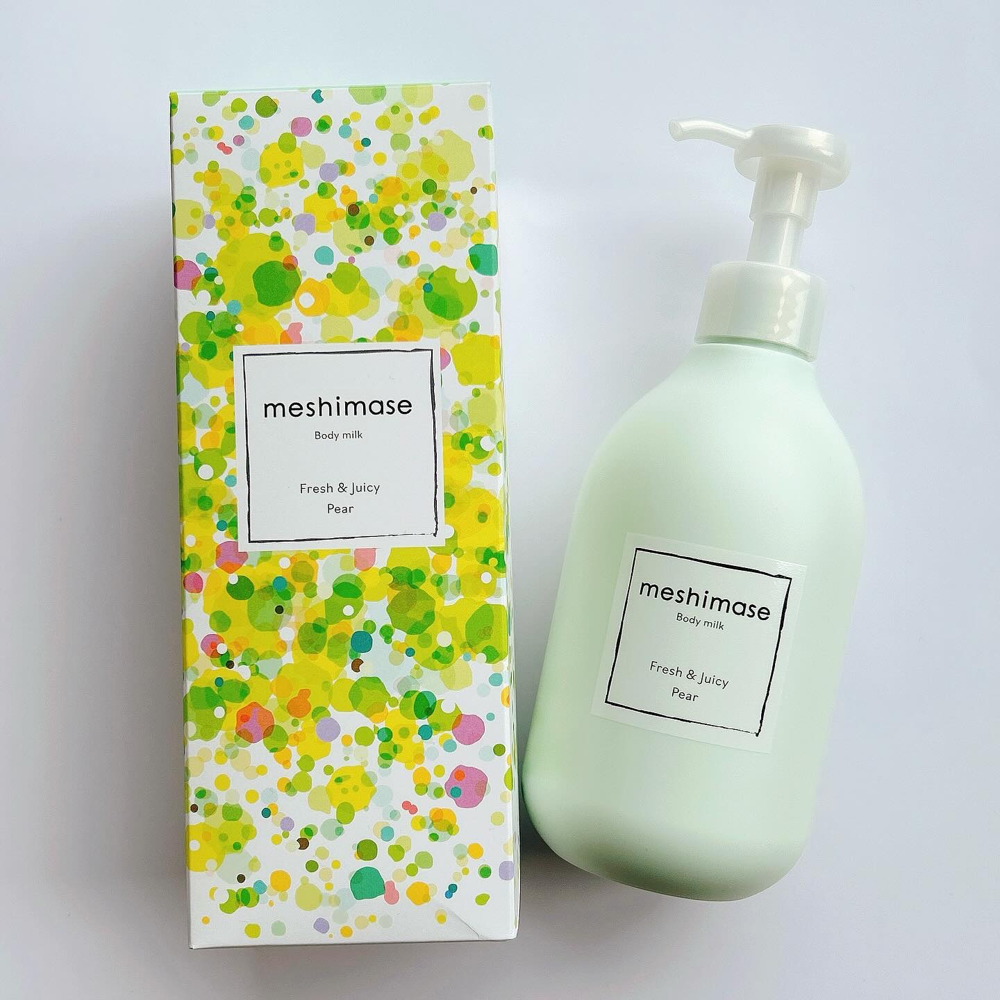 meshimase ボディミルク ペアー/meshimase/ボディミルクを使ったクチコミ（1枚目）