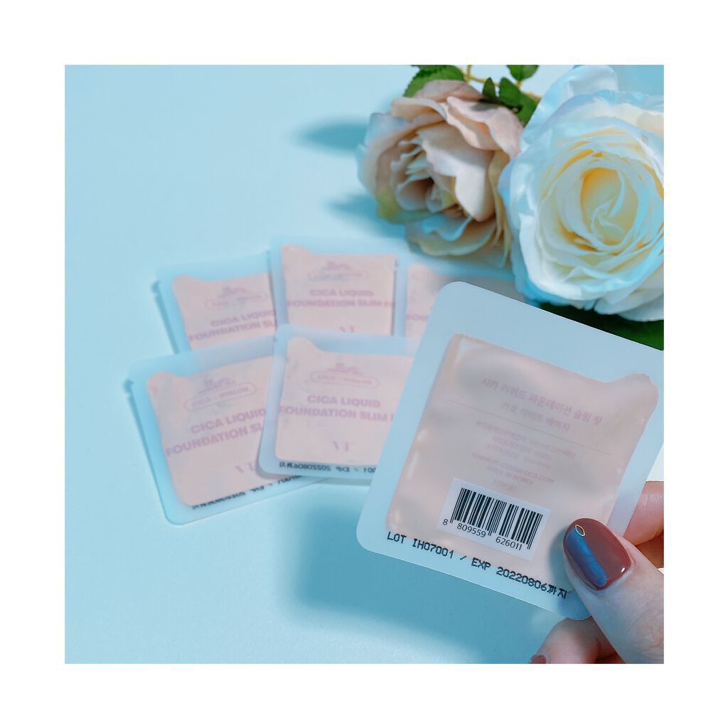 シカ リキッドファンデーション スリムフィット/VT/リキッドファンデーションを使ったクチコミ（2枚目）