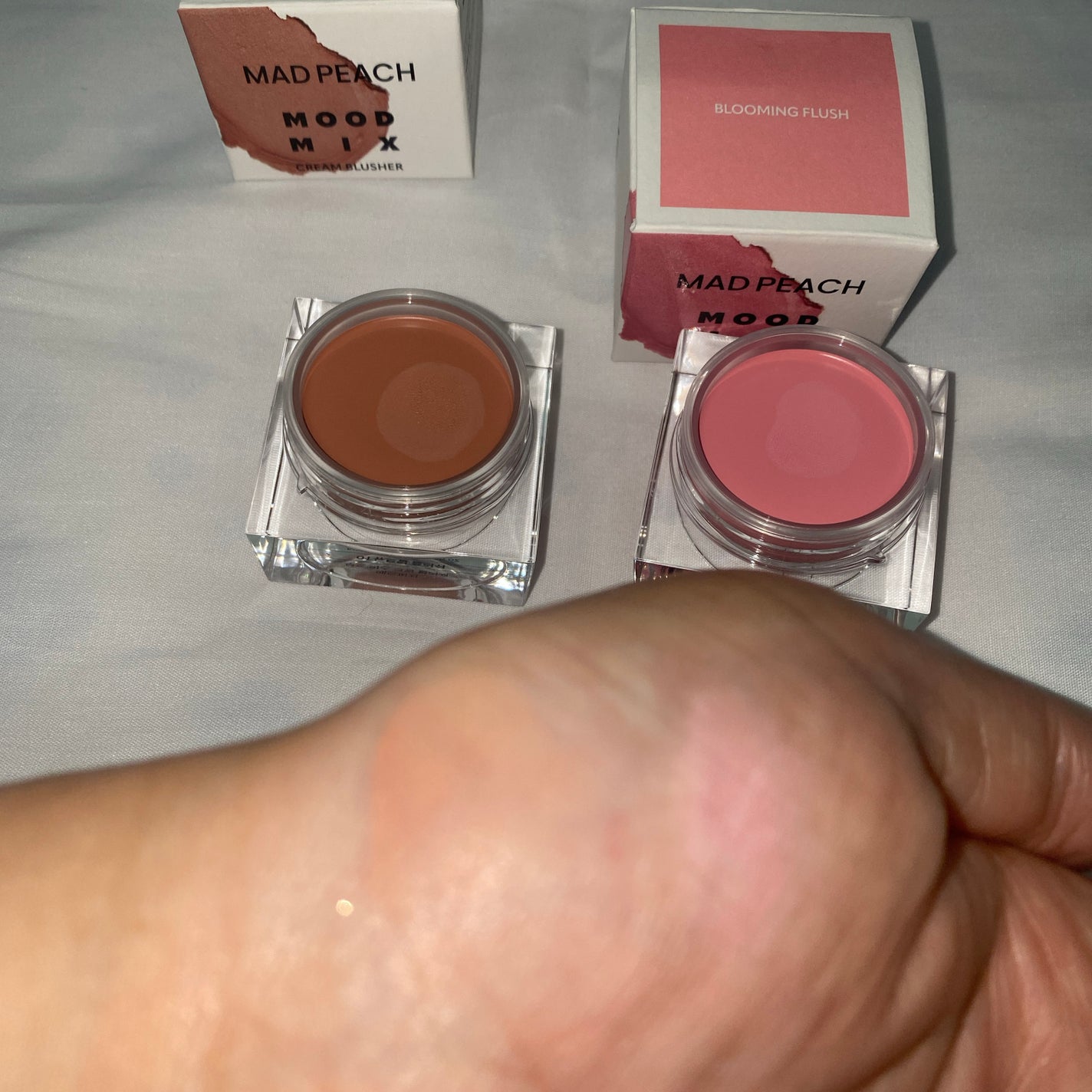 ムードミックスクリームブラッシャー/MAD PEACH/ジェル・クリームチークを使ったクチコミ(3枚目)