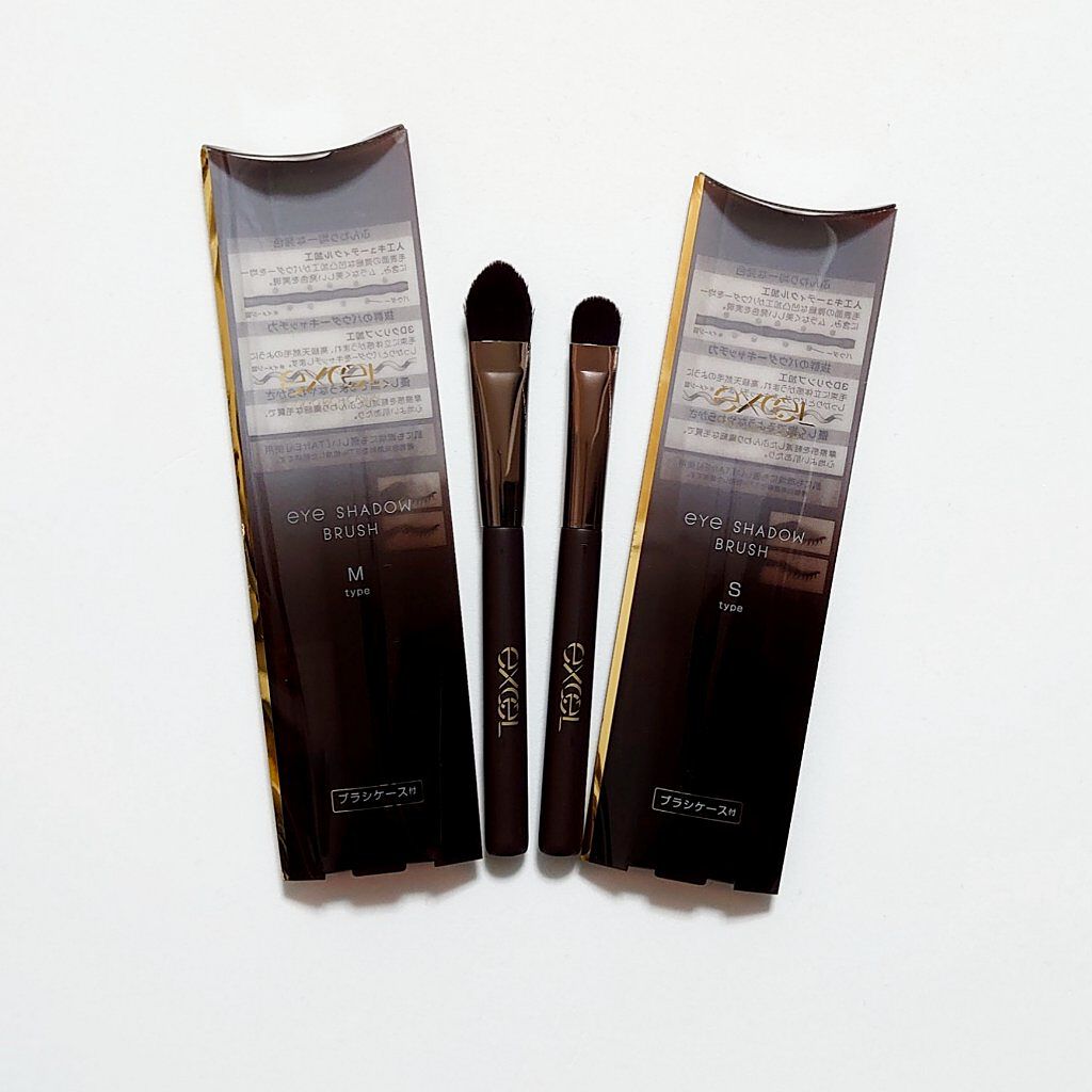 アイシャドウブラシ M/excel/メイクブラシを使ったクチコミ（1枚目）