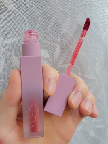 BLOOM JELLY TINT  02 Pink Petal/CRAN BY MOLAK /口紅を使ったクチコミ（2枚目）