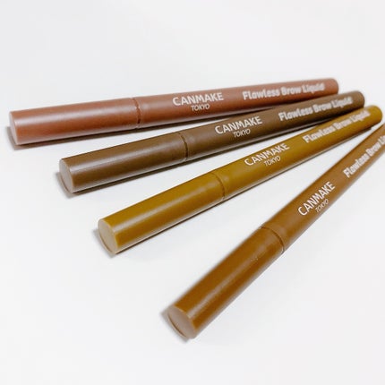 フローレスブロウリキッド 02 シトロンブラウン/キャンメイク/リキッドアイブロウを使ったクチコミ(3枚目)