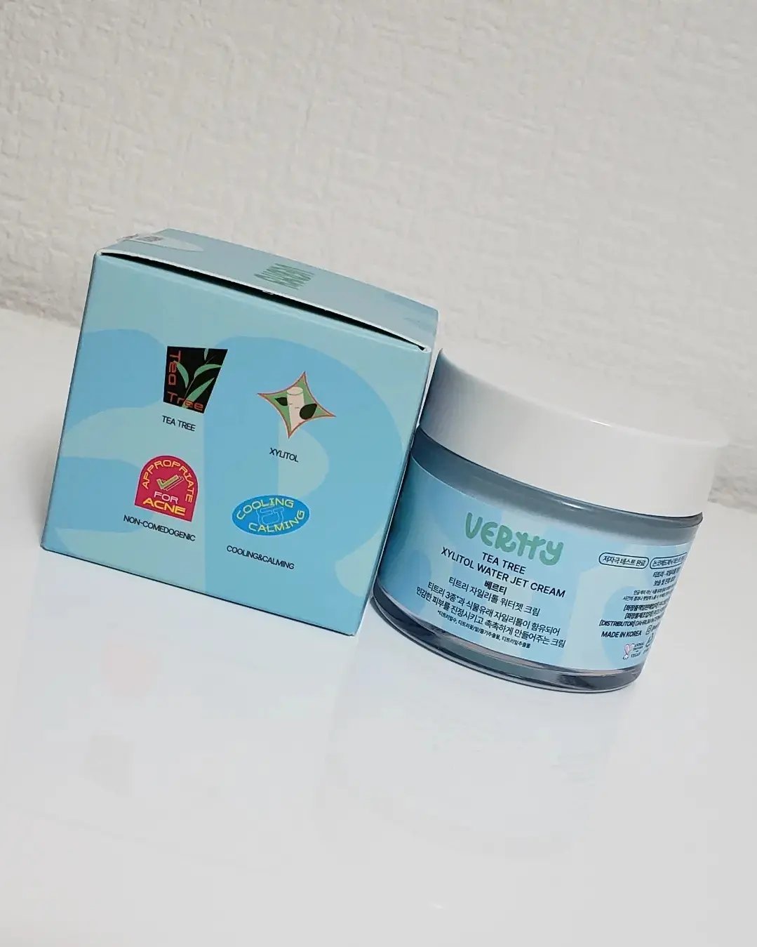 ティーツリーキシリトールウォータージェットクリーム/Vertty/フェイスクリームを使ったクチコミ（2枚目）