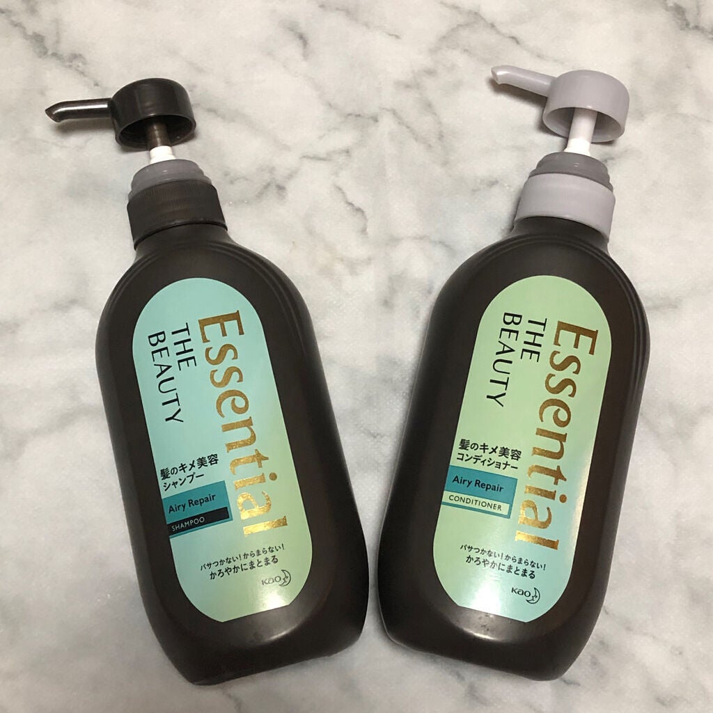 THE BEAUTY 髪のキメ美容シャンプー/コンディショナー<エアリーリペア> /エッセンシャル/シャンプー・コンディショナーを使ったクチコミ(1枚目)