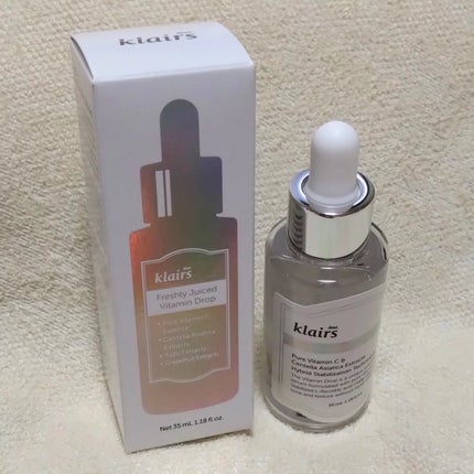 フレッシュリージュースドビタミンドロップ(35ml)/Klairs/美容液を使ったクチコミ(1枚目)