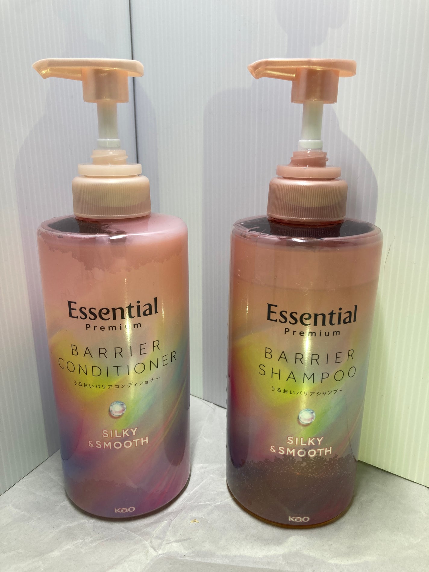 エッセンシャルプレミアム バリアシャンプー・コンディショナー シルキー&スムース/エッセンシャル/市販シャンプーを使ったクチコミ(1枚目)