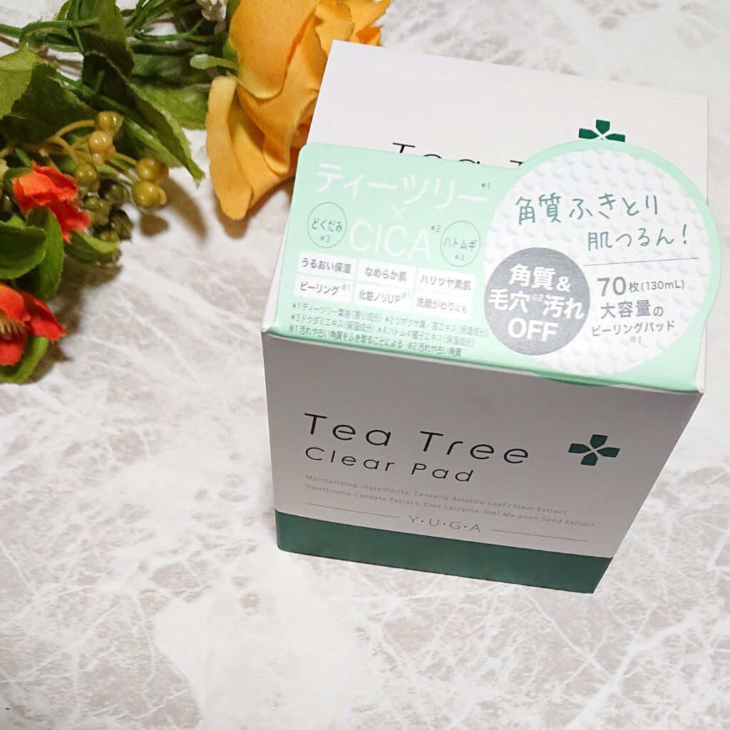 ティーツリークリアパッド/ユーガ/トナーパッドを使ったクチコミ（1枚目）