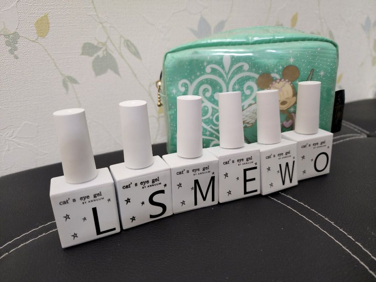 Milkyway&Cat's eye gel/ANNUUM/ジェルネイルを使ったクチコミ(5枚目)
