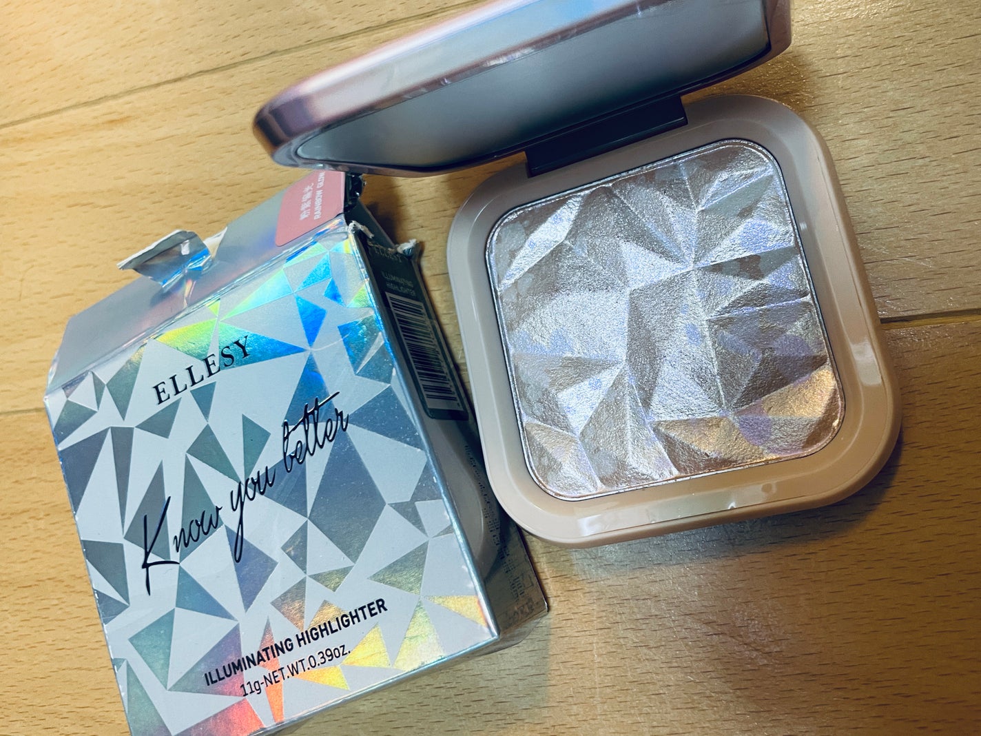 know you letten ダイヤモンド ハイライトパウダー/ELLESY/パウダーハイライトを使ったクチコミ(1枚目)