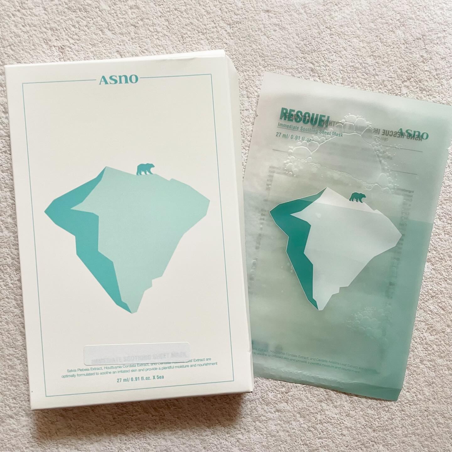 スージングシートマスク/ASNO/シートマスク・パックを使ったクチコミ（2枚目）