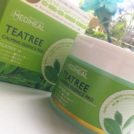 ティーツリーカーミングエッセンスパッド/MEDIHEAL/トナーパッドを使ったクチコミ(1枚目)