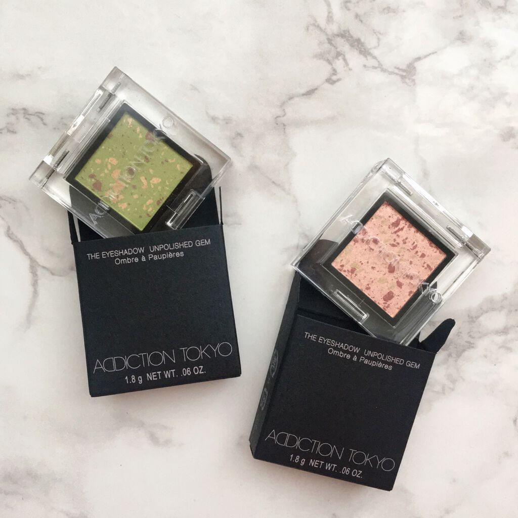 ザ アイシャドウ アンポリッシュ ジェム 101 Cleopatra Peridot/ADDICTION/単色アイシャドウを使ったクチコミ（1枚目）