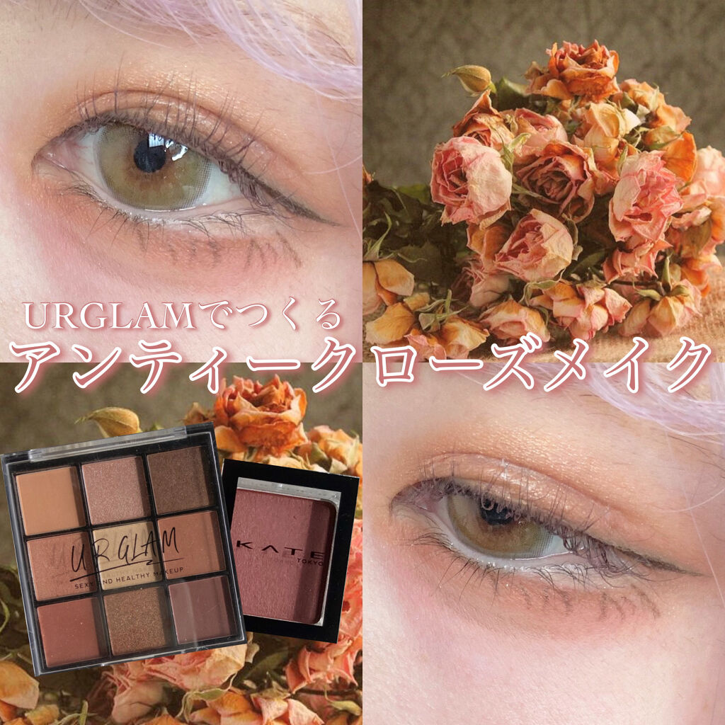 UR GLAM　BLOOMING EYE COLOR PALETTE/U R GLAM/アイシャドウパレットを使ったクチコミ（1枚目）
