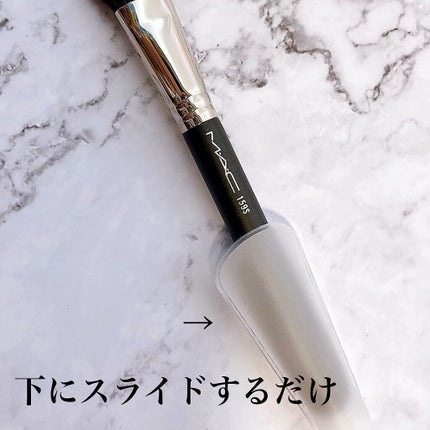 #159 デュオ ファイバー ブラッシュ ブラシ/M・A・C/メイクブラシを使ったクチコミ(2枚目)