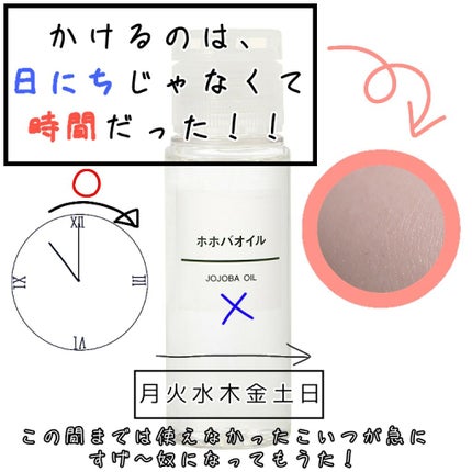 ホホバオイル/無印良品/ボディオイルを使ったクチコミ(1枚目)